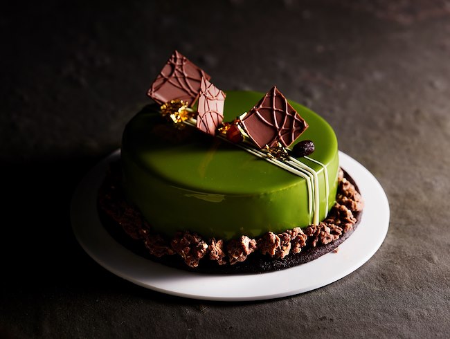 Matcha and Milk Chocolate Mousse