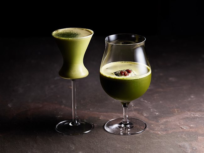 Matcha Seasonal Cocktail and Mocktail